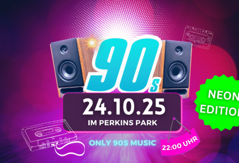90s only Party Neonstäbe Edition