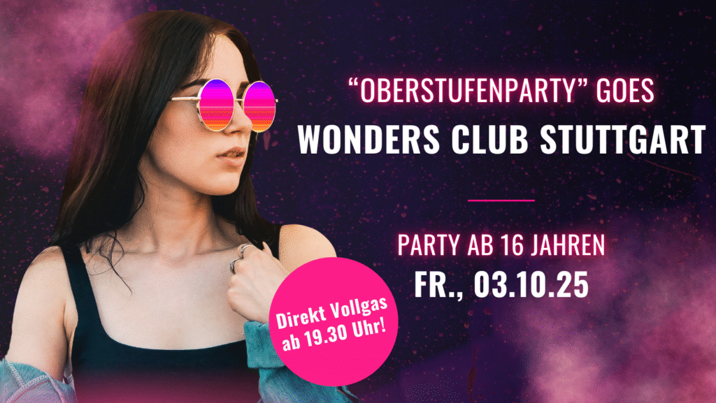 Titelbild Oberstufenparty im Wonders am 03.10.25