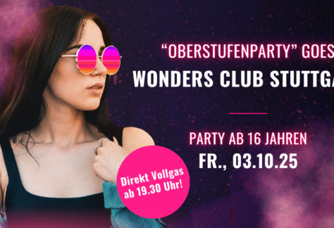 Titelbild Oberstufenparty im Wonders am 03.10.25